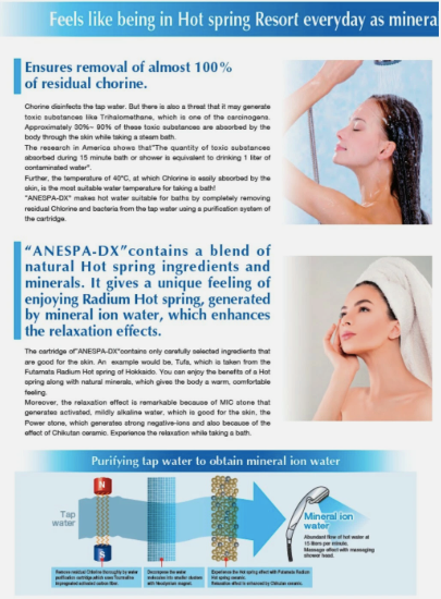 Enagic Anespa DX Mineral Ion Shower System